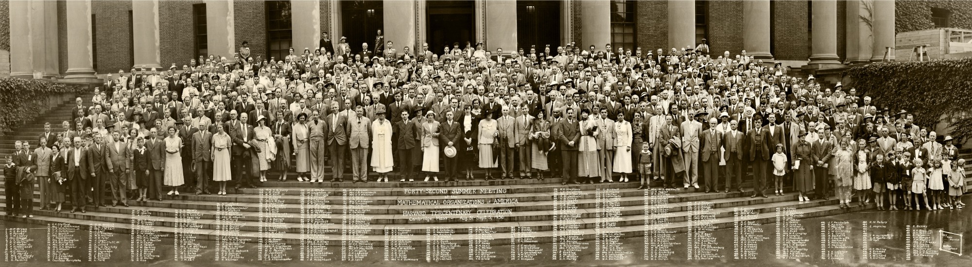 Math Meeting at Harvard-1936